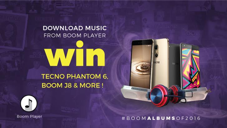 The Amazing phenomenon that is the #BoomAlbumsof 2016Contest.