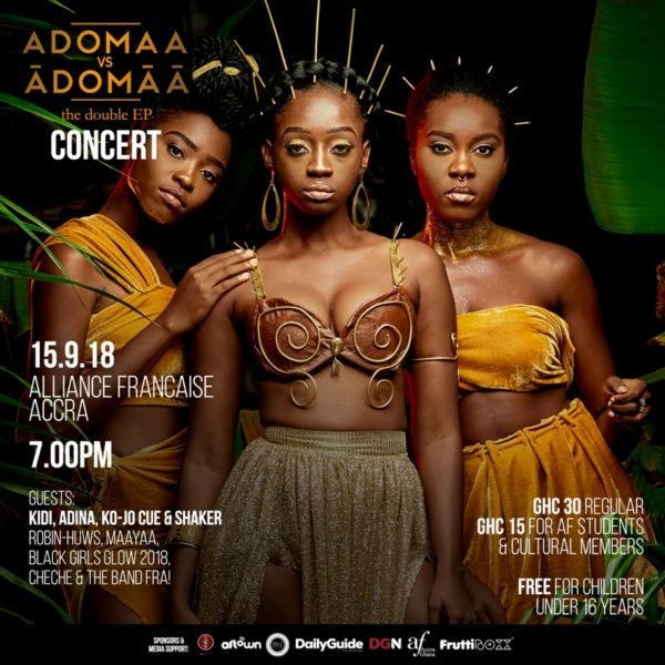 Adomaa Drops First EP Off ‘Adomaa Vs Adomaa’, Announces Date For Concert