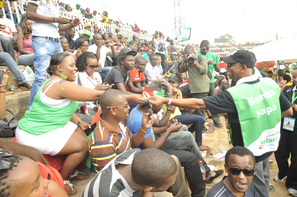 Bob Collymore sells some airtime