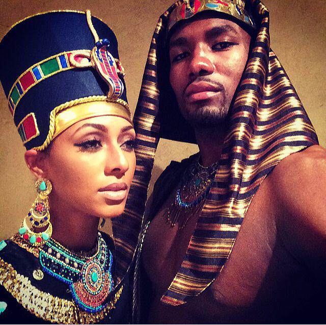 Keri-Hilson-as-Queen-Nefertiti-and-Serge-Ibaka-as-Pharaoh-Akhenaten-Halloween-2014-2.jpg