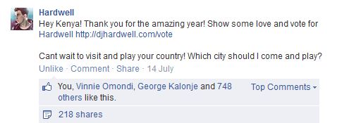 DJ Hardwell request