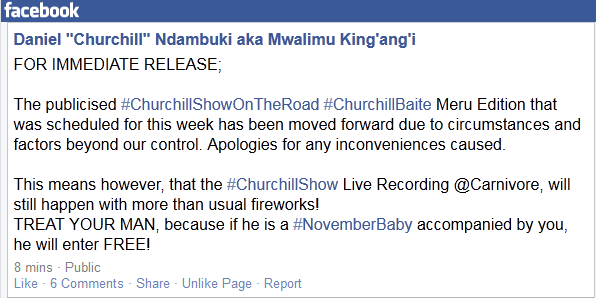 churchill show