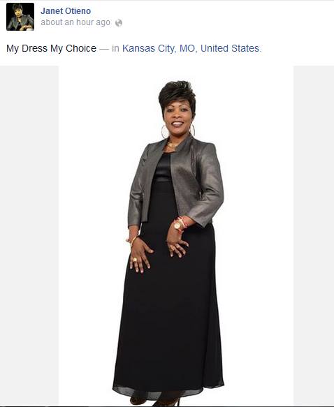 janet on mydress