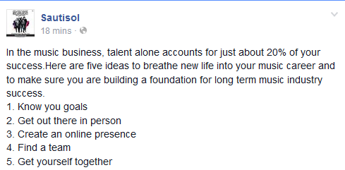 sauti sol tips