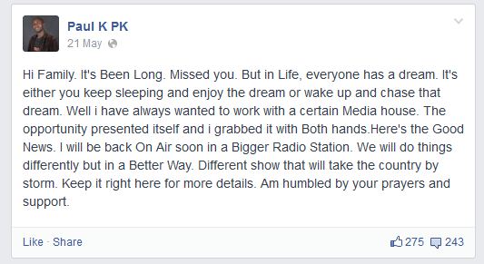 Paul K PK