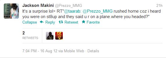 prezzos tweet