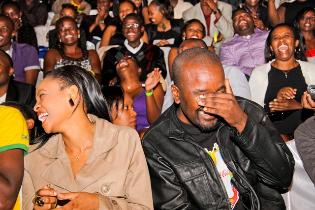 Guests enjoying themselves at 'Nite of a thousand laughs'