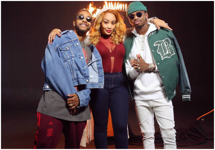 Diamond shoots video for his new collabo with American crooner Omarion