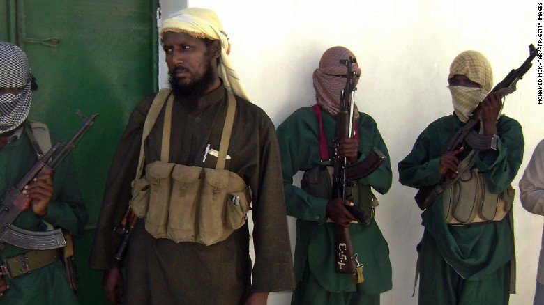 Mukhtar Robow when he was still the spokesperson for Somalia's Al-Shabaab militant group in 2008