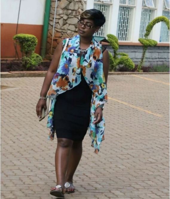 Beth Nyawira walks out of Nyeri County Assembly after she was kicked out for violating dress code