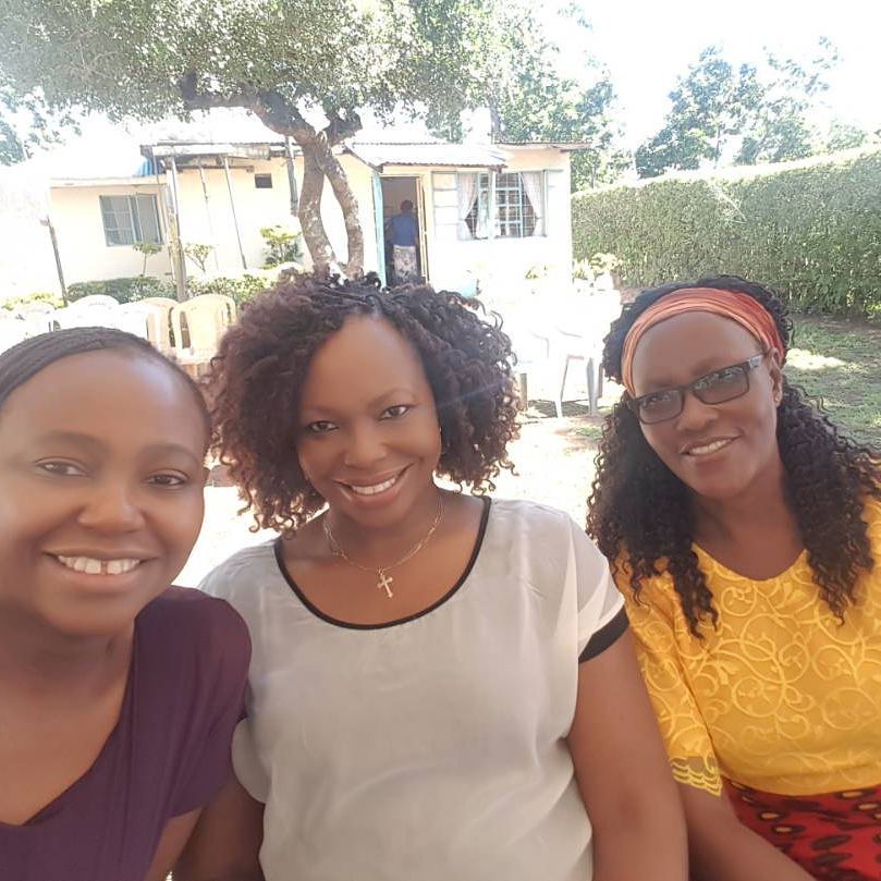 Carol Radull with her sister Florence Radull and mother Patricia Radull