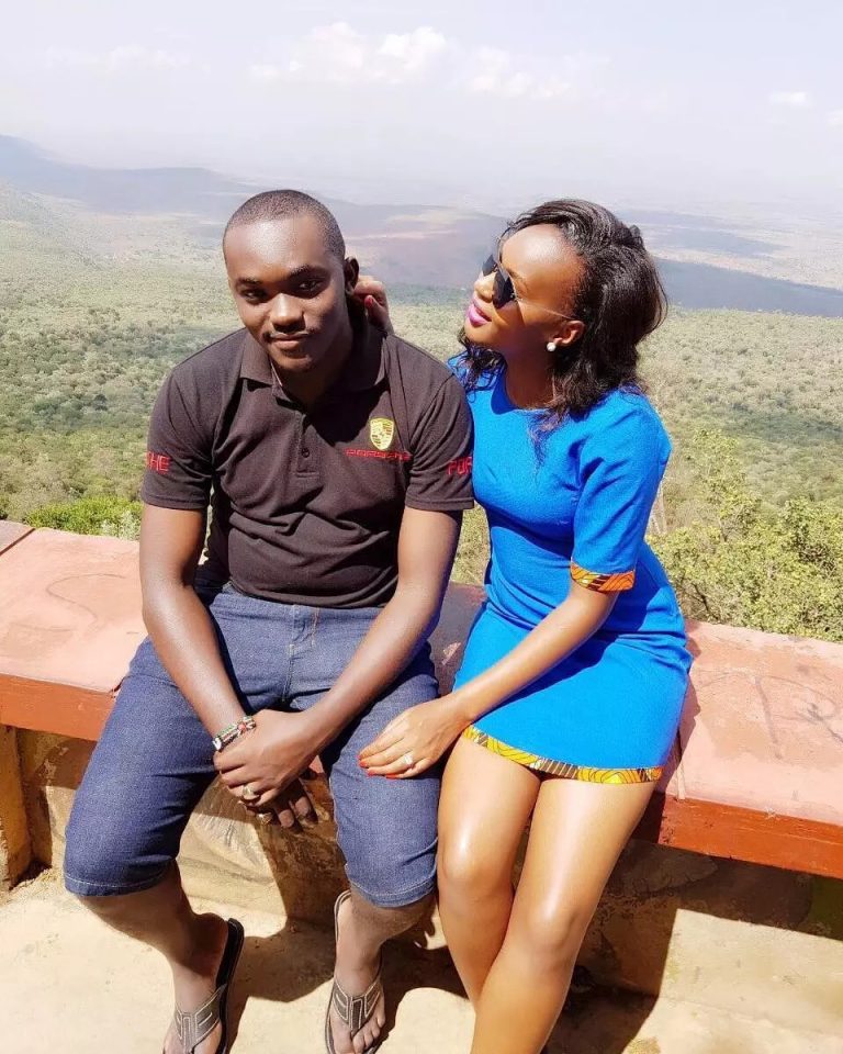 Ben Gatu with his girlfriend