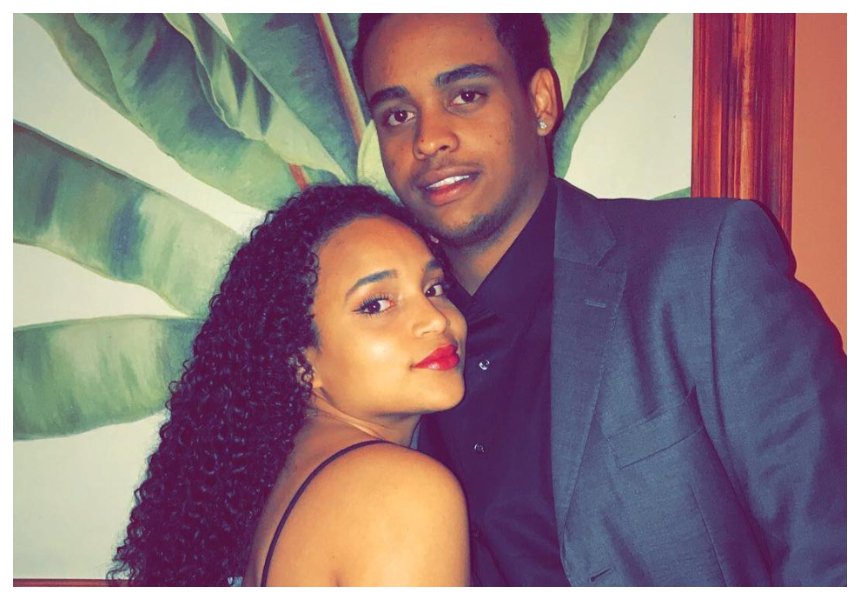 Kibaki’s grandson Kibaki Junior and bae celebrate first anniversary together (Photos)