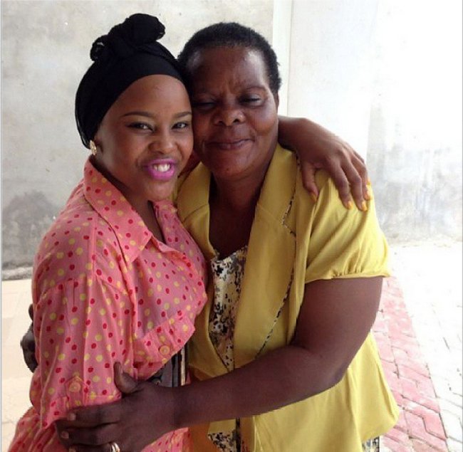 Lulu and Flora Mtegoa during good times