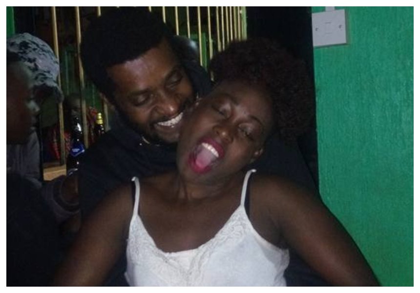 Papa Shirandula’s Njoro snapped frolicking with Akothee lookalike at a bar (Photos)