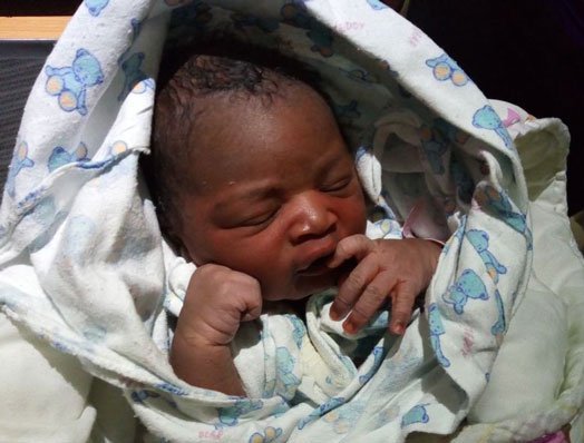 Daniel Mwaura's newborn son Baraka Gitari