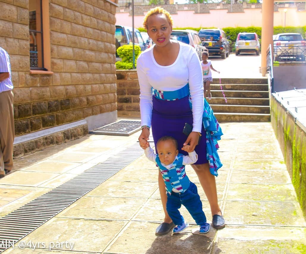 Nelius Mukami with her son