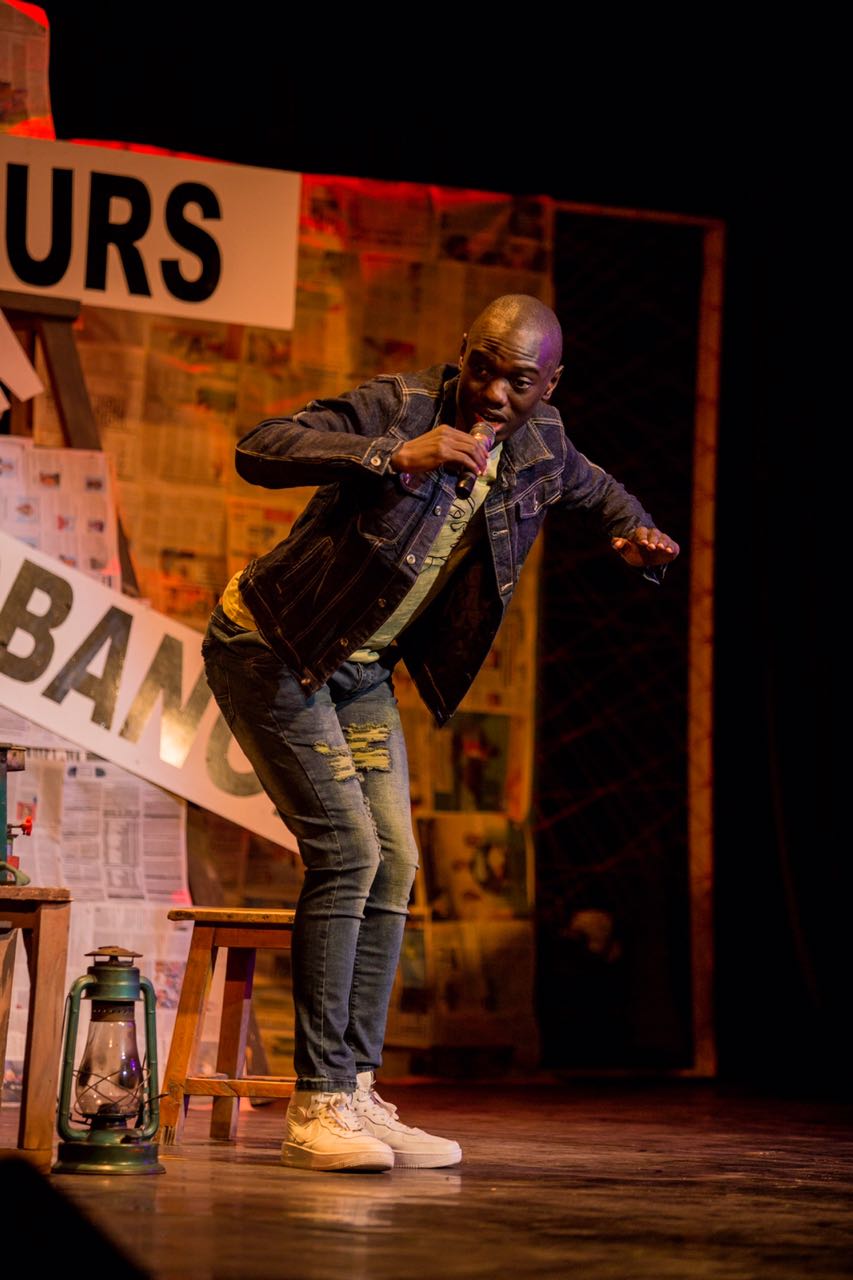 Eddie Butita performing during the "24 Hours In Kariobangi" special