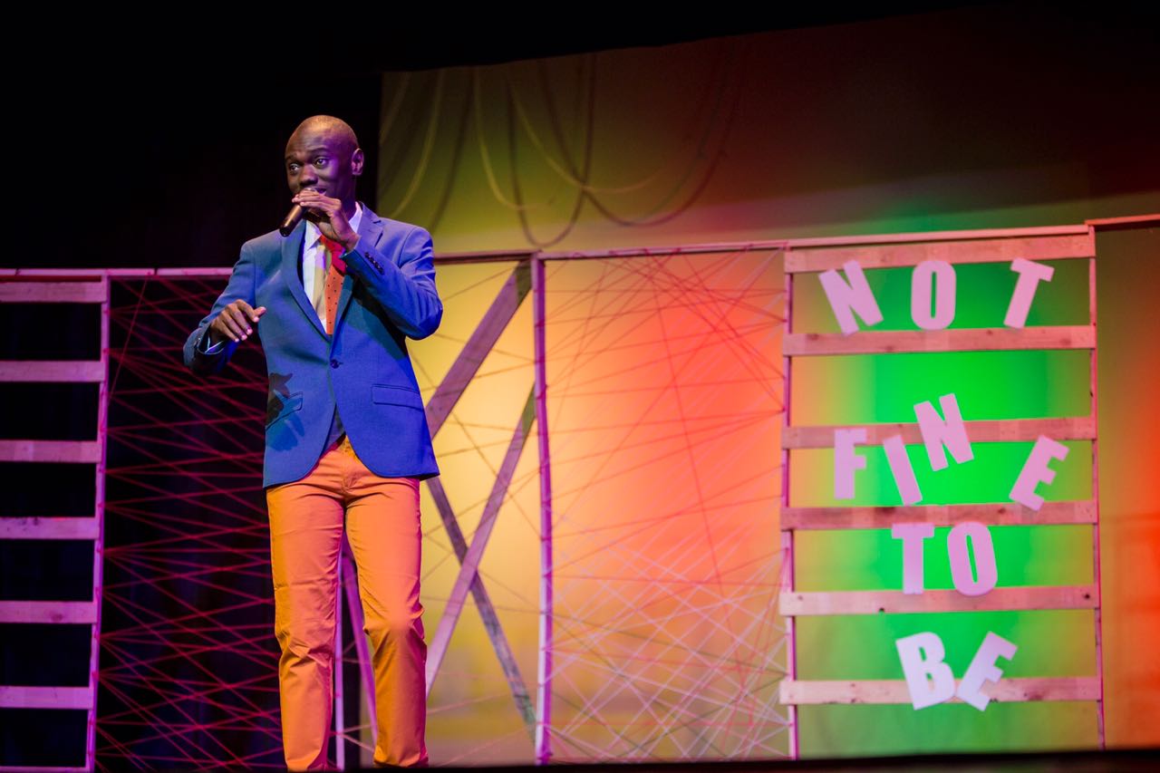 Eddie Butita performing during the "Not Fine To Be Fine" special