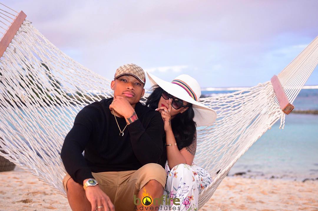 Otile Brown and Vera Sidika enjoying quality time in Mauritius