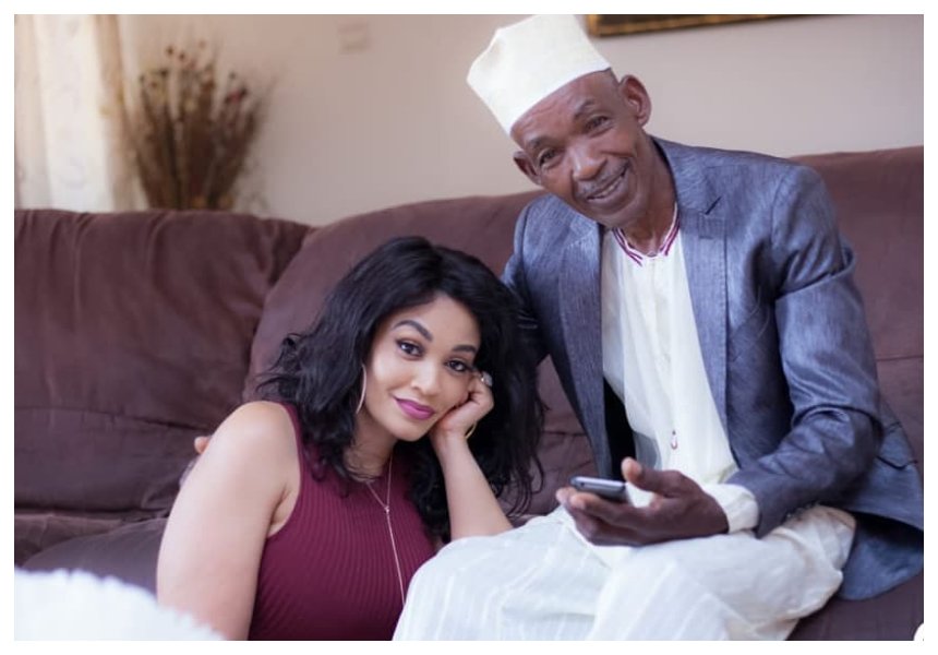 Zari Hassan and her dad Nasur Hassan enjoy a father-daughter moment at her sister’s wedding (Photos)