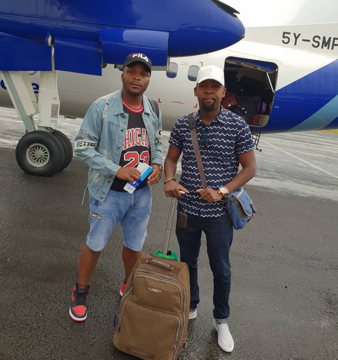 Jalang'o and Alex Mwakideu