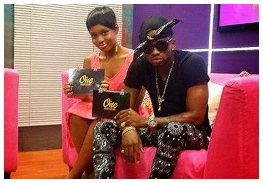 Jokate Mwegelo and Diamond Platnumz
