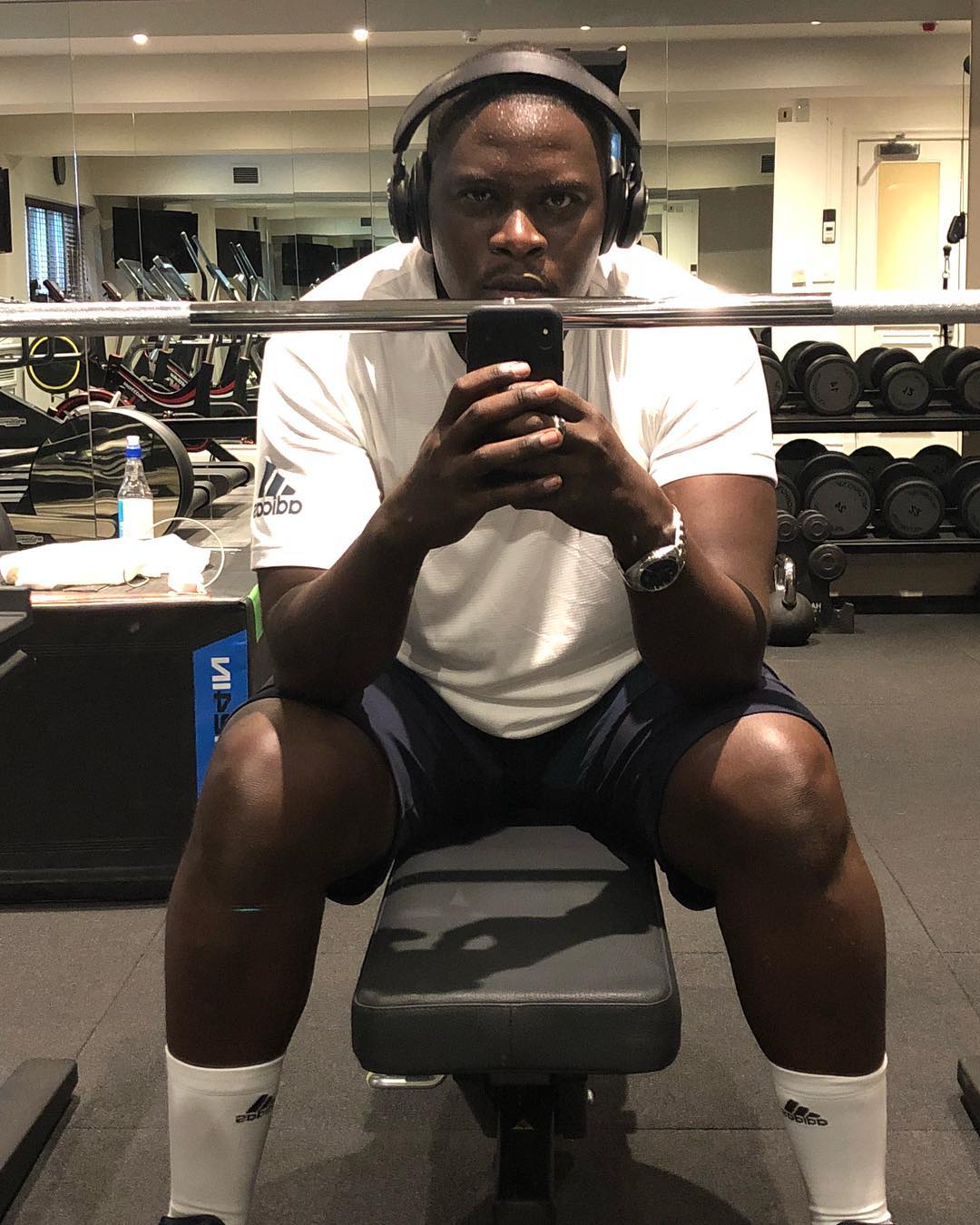 Johnson Sakaja at the gym