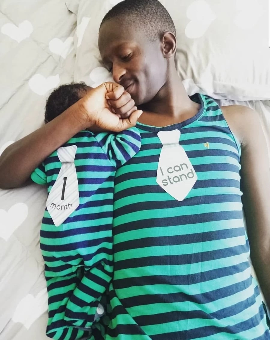 Njuguna and his son