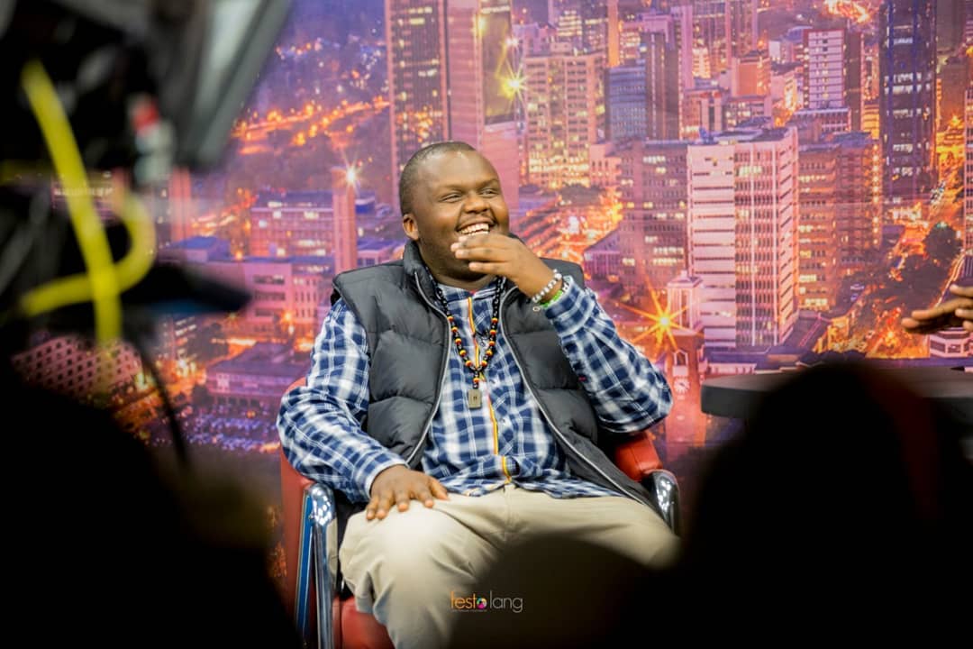 Mejja during an interview on NTV's The Wicked Edition with Dr King’ori