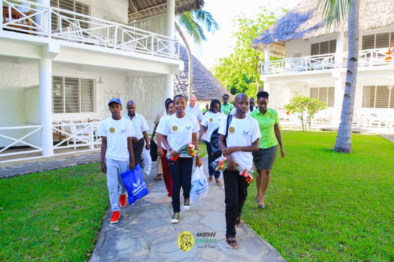 Photos: How Akothee treated top KCPE students in exotic trip at Malindi 