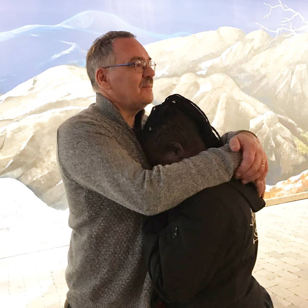 Nyota Ndogo with her husband