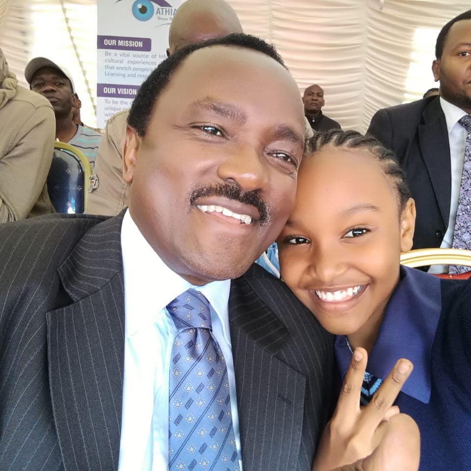 Wendy Waeni with Kalonzo Musyoka