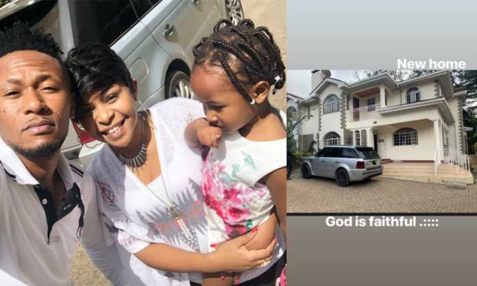 This is the palatial mansion in Lavington that DJ Mo has blessed his wifey with