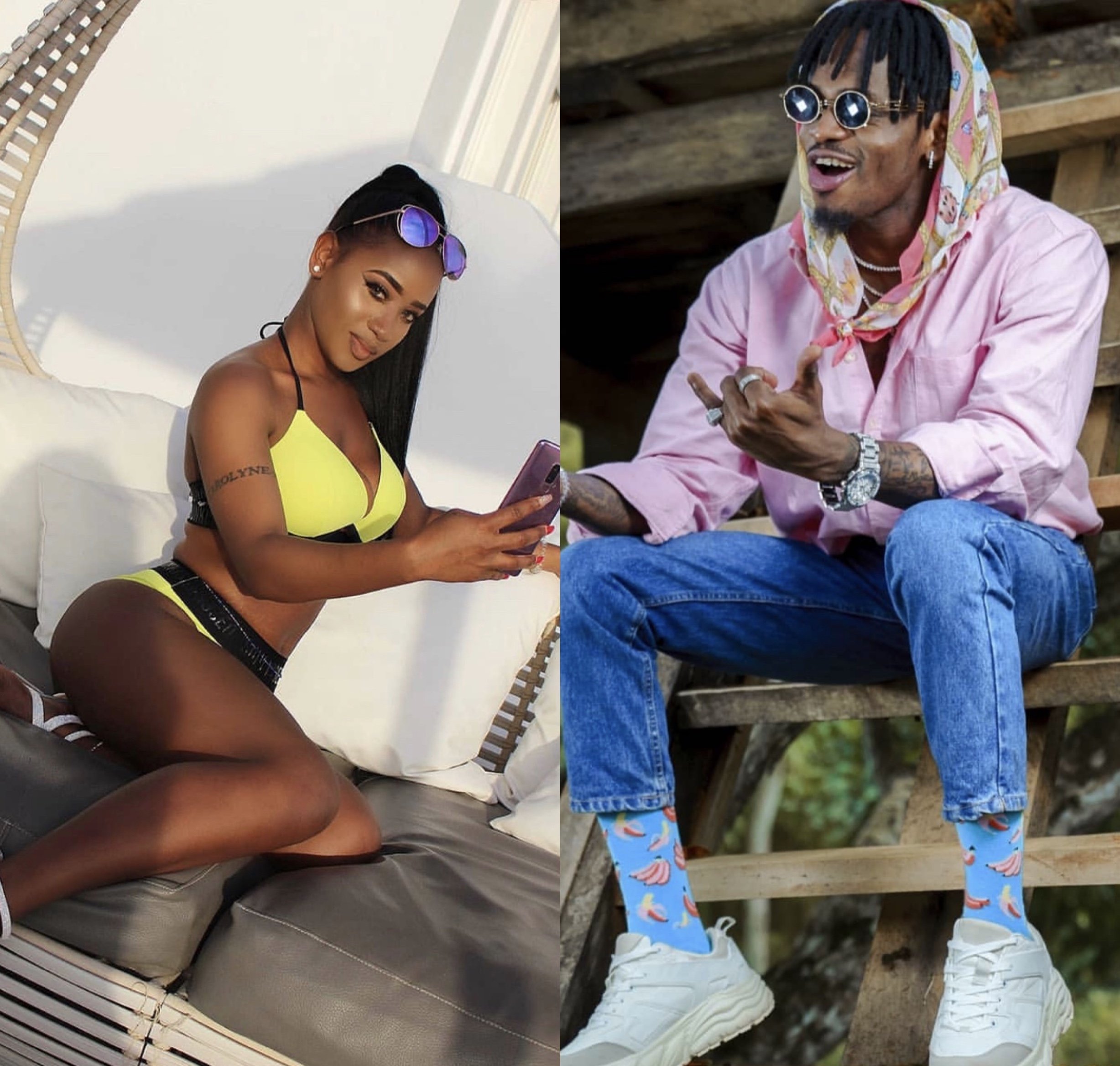 Another one! Meet the sassy Kenyan lady accused of being Diamond Platnumz side chick