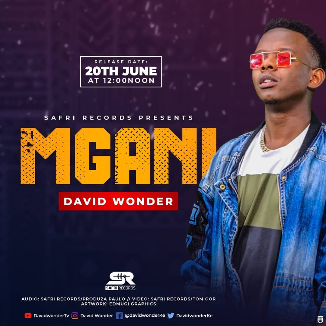 David Wonder brings you his new jam ‘Mgani’