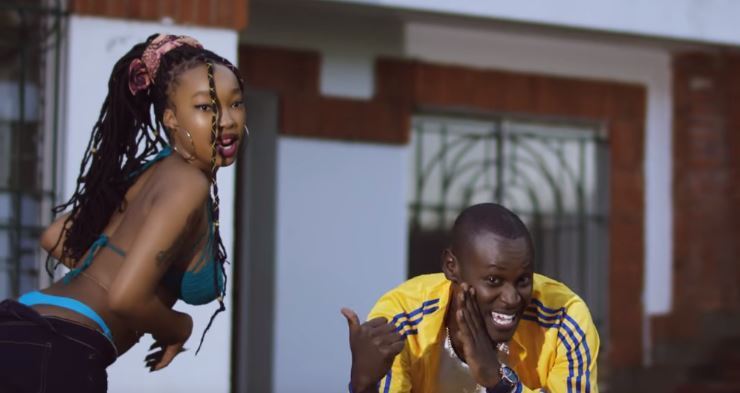 Twerk dancer with King Kaka