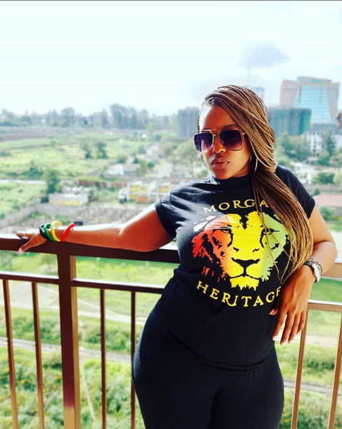 Kamene Goro stylishly claps back after fan asked her to hit the gym for her sagging arms