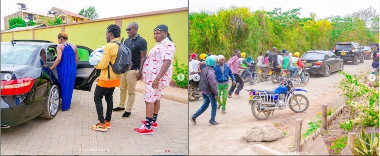 These are the kind of husbands! Diana Marua and baby Majesty’s exit from hospital becomes the envy of Kenyan women