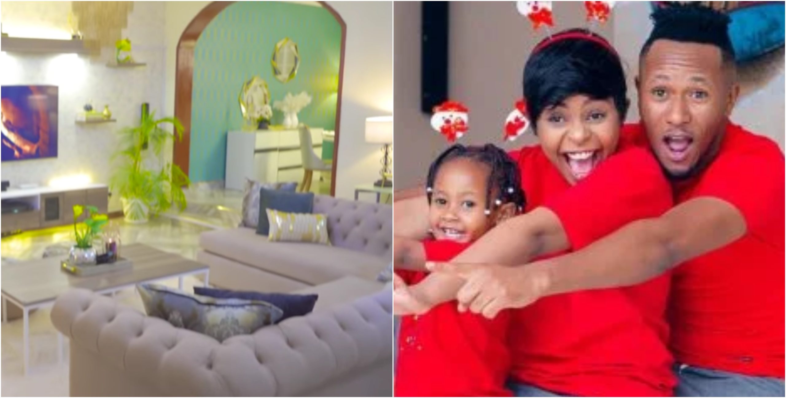 Size 8 and DJ Mo´s palatial home make over that has become the talk of town (Video)