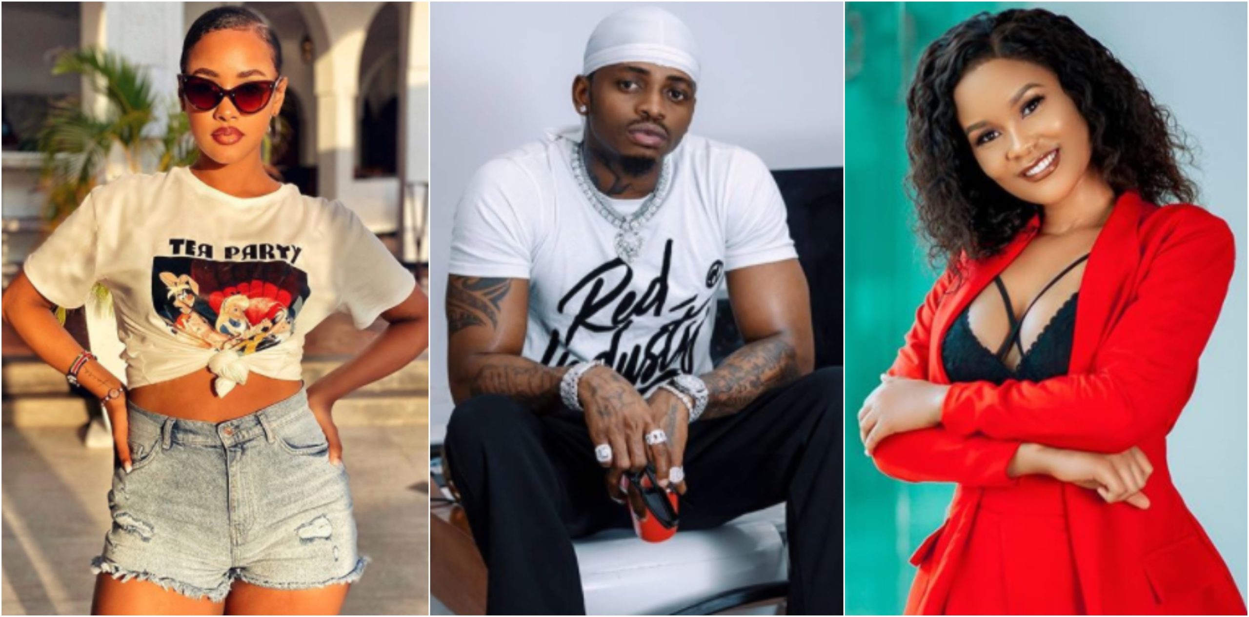 Hamisa Mobetto serenades Diamond on Father´s Day, Tanasha Donna snobs him (Video)