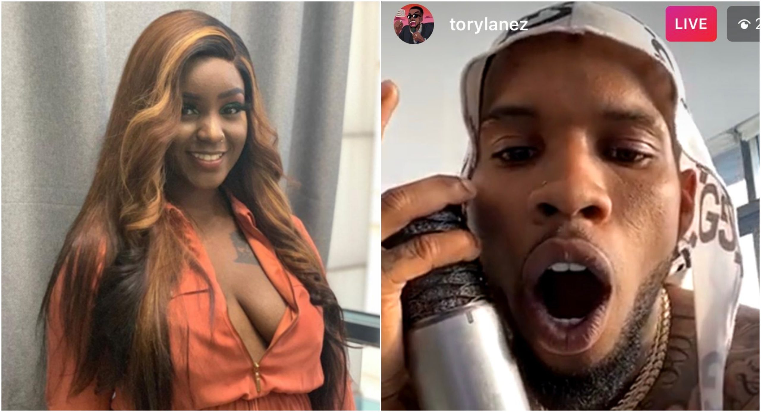 Wild uproar after Shakilla makes raunchy public appearance during Tory Lanez InstaLive