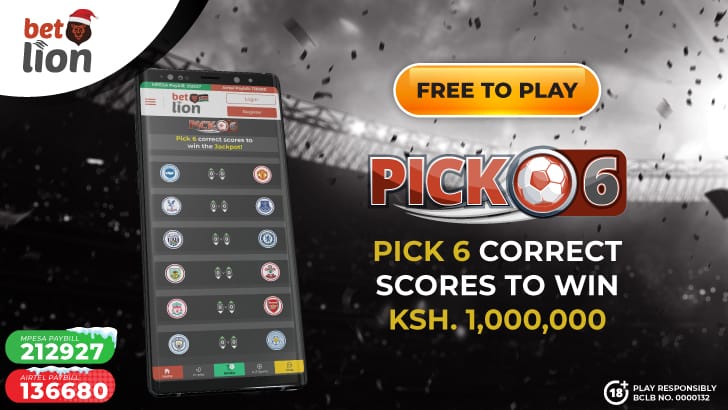 Did you know that you can walk away with Ksh. 1 million, or, at the least Ksh. 100k by just predicting 6 EPL games?
