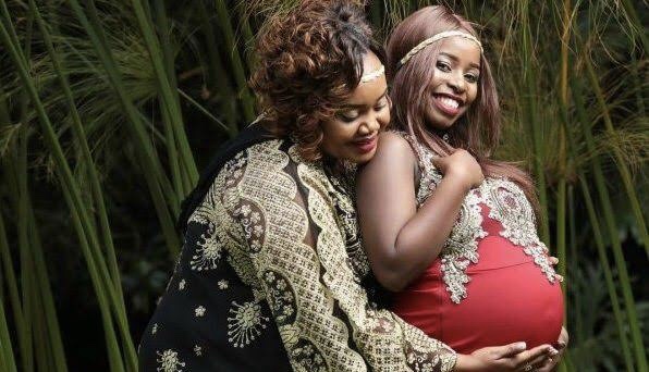 Sonko’s wife comforts step daughter, Saumu Mbuvi after losing husband to another woman
