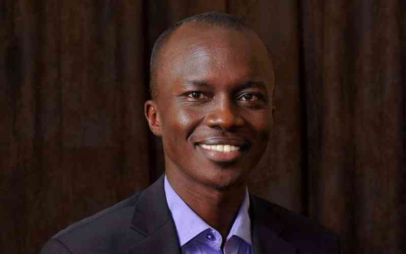Brief biographical information on journalist Michael Oyier’s family, work, children, and schooling