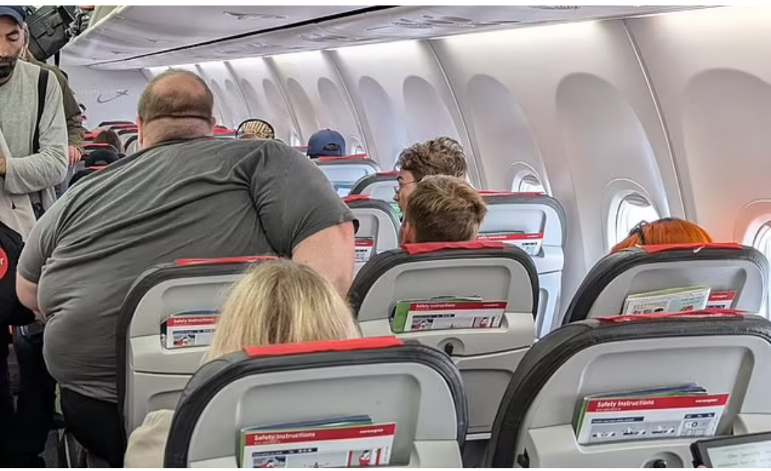 Plus-sized Passenger Sparks Heated debate After Struggling to Fit in Plane Seat