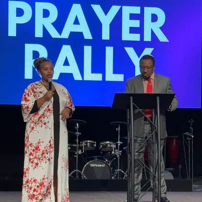 Pastor Ng’ang’a and Wife Murugi Spark Online Buzz With Playful Church Banter