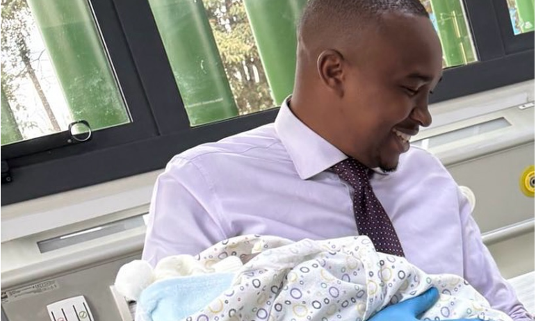 Morara Kebaso Welcomes New Born Baby With Heart-Warming Message (Photo)