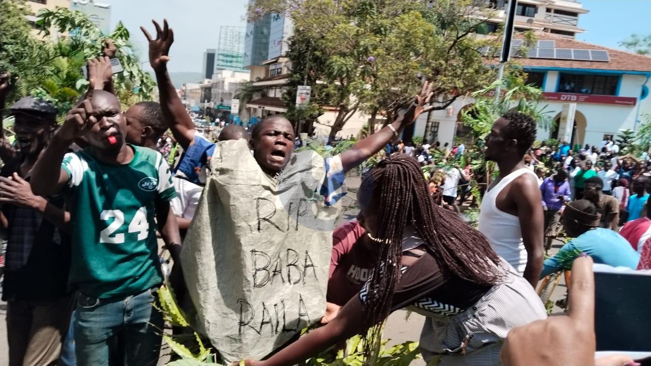Kenyan Cities Brought To Standstill By Mourners Following Raila’s Death