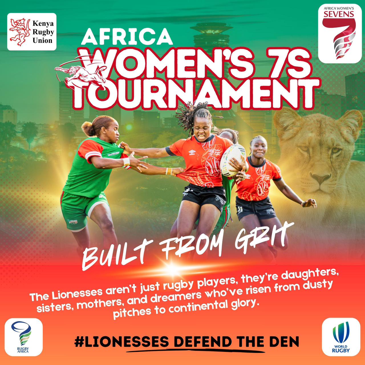 Kenyan Lionesses Defend the Den at the 2025 Africa Womens’ Sevens